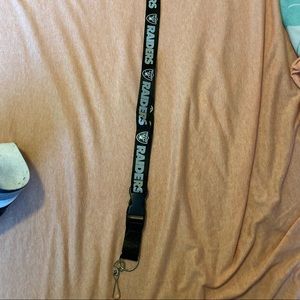 Raiders lanyard